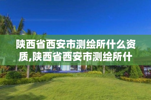 陕西省西安市测绘所什么资质,陕西省西安市测绘所什么资质能进