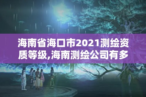 海南省海口市2021测绘资质等级,海南测绘公司有多少家