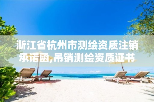 浙江省杭州市测绘资质注销承诺函,吊销测绘资质证书