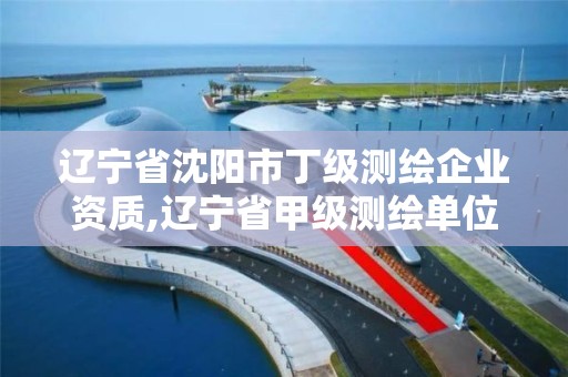 辽宁省沈阳市丁级测绘企业资质,辽宁省甲级测绘单位