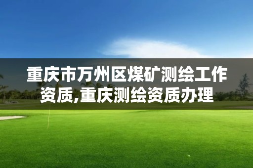 重庆市万州区煤矿测绘工作资质,重庆测绘资质办理