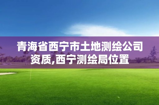 青海省西宁市土地测绘公司资质,西宁测绘局位置