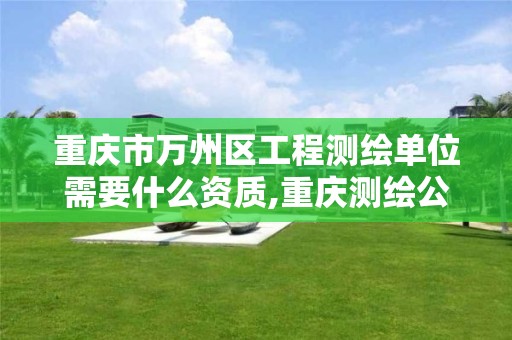 重庆市万州区工程测绘单位需要什么资质,重庆测绘公司收费标准。