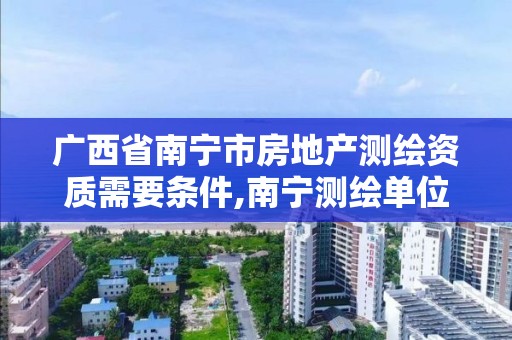 广西省南宁市房地产测绘资质需要条件,南宁测绘单位。