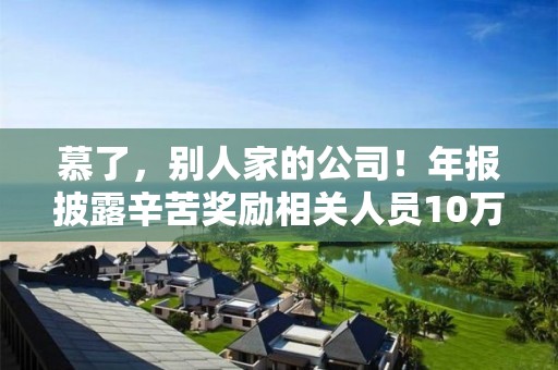 慕了，别人家的公司！年报披露辛苦奖励相关人员10万