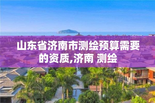 山东省济南市测绘预算需要的资质,济南 测绘