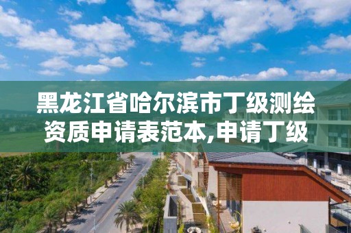 黑龙江省哈尔滨市丁级测绘资质申请表范本,申请丁级测绘资质的具体流程。