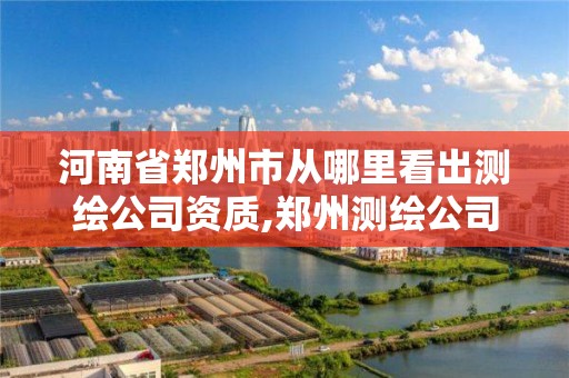 河南省郑州市从哪里看出测绘公司资质,郑州测绘公司招聘。