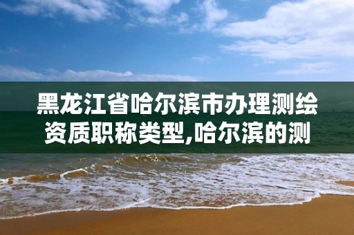 黑龙江省哈尔滨市办理测绘资质职称类型,哈尔滨的测绘公司有哪些