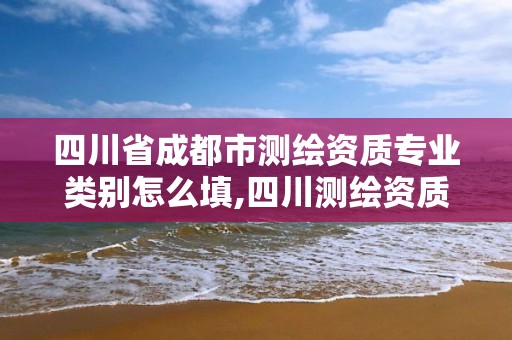 四川省成都市测绘资质专业类别怎么填,四川测绘资质代办