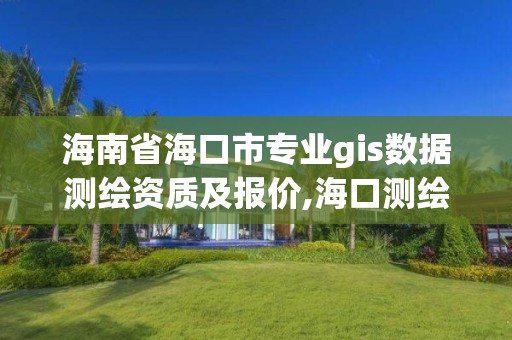 海南省海口市专业gis数据测绘资质及报价,海口测绘院。