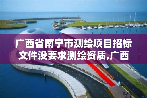 广西省南宁市测绘项目招标文件没要求测绘资质,广西测绘资质代办