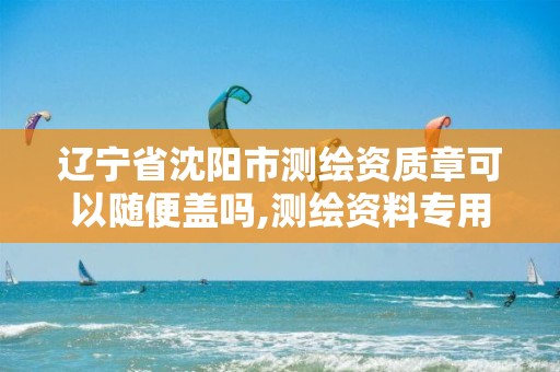 辽宁省沈阳市测绘资质章可以随便盖吗,测绘资料专用章。