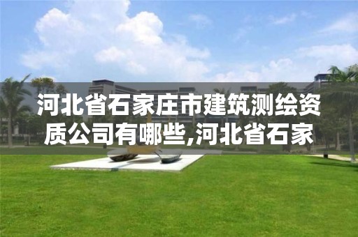 河北省石家庄市建筑测绘资质公司有哪些,河北省石家庄市建筑测绘资质公司有哪些名单