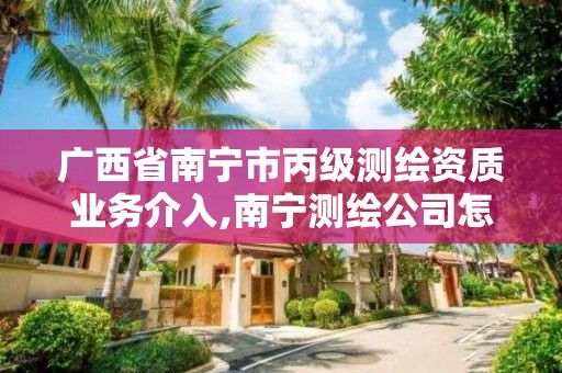 广西省南宁市丙级测绘资质业务介入,南宁测绘公司怎么收费标准