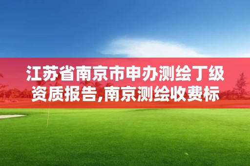 江苏省南京市申办测绘丁级资质报告,南京测绘收费标准