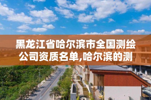 黑龙江省哈尔滨市全国测绘公司资质名单,哈尔滨的测绘公司有哪些