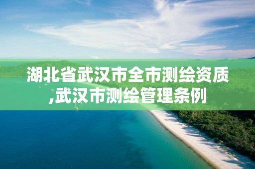 湖北省武汉市全市测绘资质,武汉市测绘管理条例