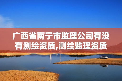 广西省南宁市监理公司有没有测绘资质,测绘监理资质管理办法。