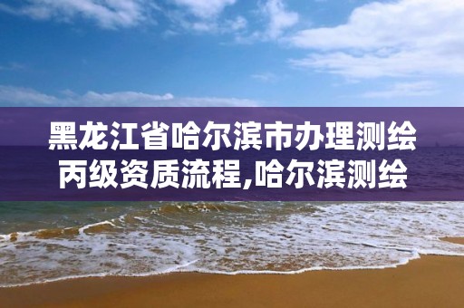 黑龙江省哈尔滨市办理测绘丙级资质流程,哈尔滨测绘局怎么样