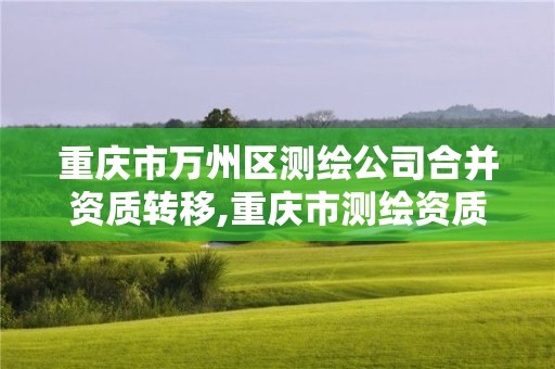 重庆市万州区测绘公司合并资质转移,重庆市测绘资质管理办法