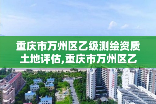 重庆市万州区乙级测绘资质土地评估,重庆市万州区乙级测绘资质土地评估机构