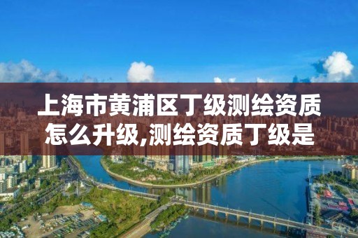 上海市黄浦区丁级测绘资质怎么升级,测绘资质丁级是什么意思