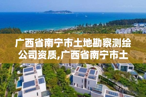 广西省南宁市土地勘察测绘公司资质,广西省南宁市土地勘察测绘公司资质查询。