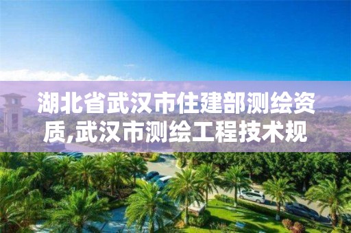 湖北省武汉市住建部测绘资质,武汉市测绘工程技术规定