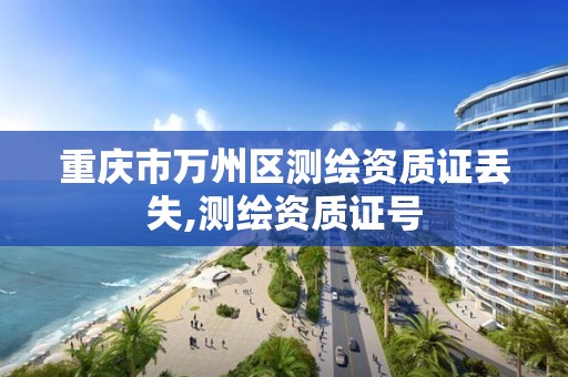 重庆市万州区测绘资质证丢失,测绘资质证号