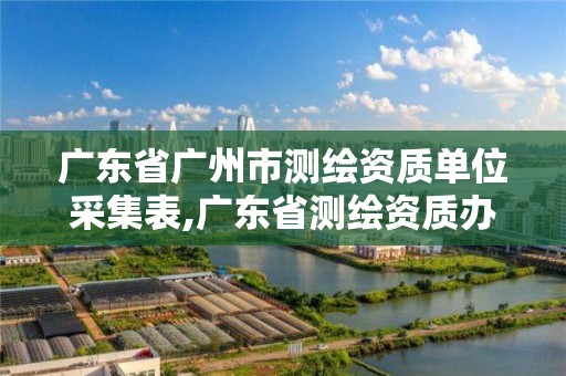 广东省广州市测绘资质单位采集表,广东省测绘资质办理流程