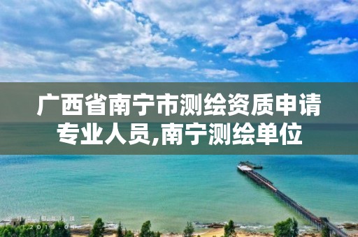 广西省南宁市测绘资质申请专业人员,南宁测绘单位