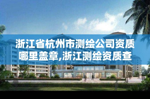 浙江省杭州市测绘公司资质哪里盖章,浙江测绘资质查询