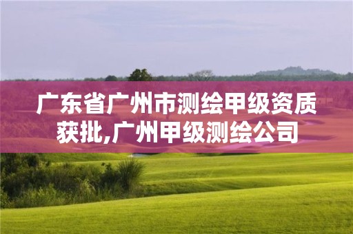 广东省广州市测绘甲级资质获批,广州甲级测绘公司