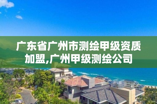 广东省广州市测绘甲级资质加盟,广州甲级测绘公司