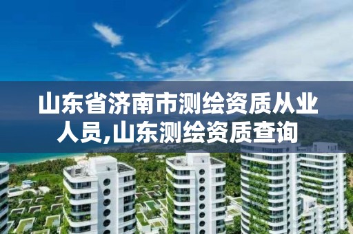 山东省济南市测绘资质从业人员,山东测绘资质查询