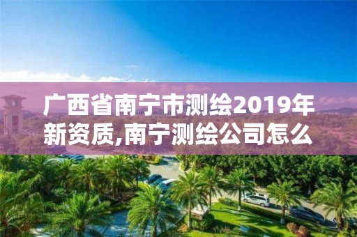 广西省南宁市测绘2019年新资质,南宁测绘公司怎么收费标准