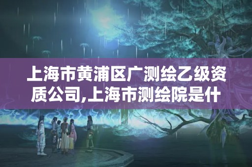 上海市黄浦区广测绘乙级资质公司,上海市测绘院是什么单位