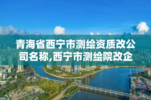 青海省西宁市测绘资质改公司名称,西宁市测绘院改企业。