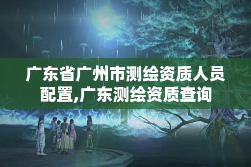 广东省广州市测绘资质人员配置,广东测绘资质查询