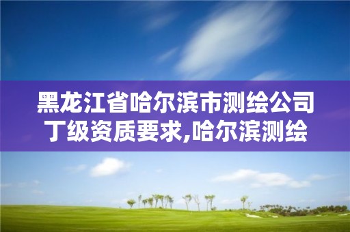 黑龙江省哈尔滨市测绘公司丁级资质要求,哈尔滨测绘院招聘