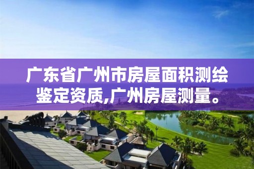 广东省广州市房屋面积测绘鉴定资质,广州房屋测量。