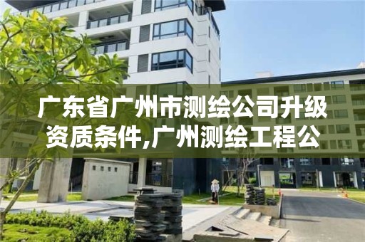 广东省广州市测绘公司升级资质条件,广州测绘工程公司