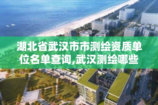 湖北省武汉市市测绘资质单位名单查询,武汉测绘哪些单位比较好