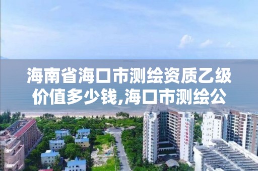 海南省海口市测绘资质乙级价值多少钱,海口市测绘公司。