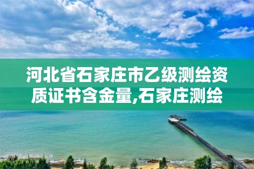 河北省石家庄市乙级测绘资质证书含金量,石家庄测绘单位