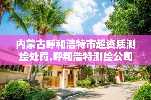 内蒙古呼和浩特市超资质测绘处罚,呼和浩特测绘公司招聘