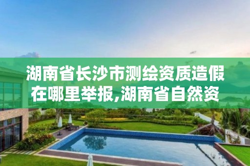 湖南省长沙市测绘资质造假在哪里举报,湖南省自然资源厅关于延长测绘资质证书有效期的公告。