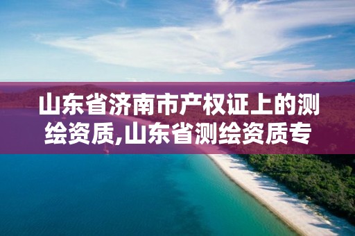 山东省济南市产权证上的测绘资质,山东省测绘资质专用章图片