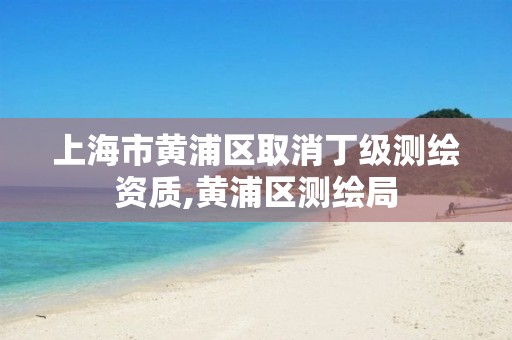 上海市黄浦区取消丁级测绘资质,黄浦区测绘局